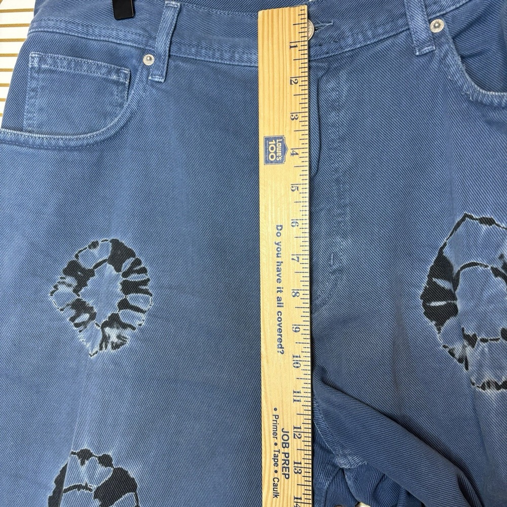 Urban Outfitters BDG Bow Fit Jeans Relaxed Fit Baggy Denim Shibori Tie Dye Dot - Picture 5 of 11